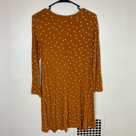 Old‎ Navy Orange Long Sleeve A-Line Dress - Picture 3 of 5